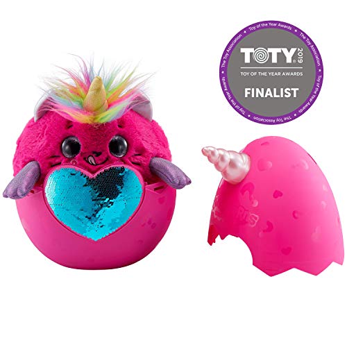 Rainbocorns Sequin Surprise Kittycorn (Hot Pink) Plush in Mystery Egg by Zuru