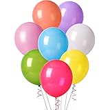 MESHA 12 Inches Assorted Color Party Balloons (144 Pcs) - USA SELLER