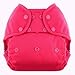 Blueberry Coveralls Cloth Diaper Cover Snap (Raspberry)