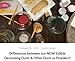 Soft Pink Tinker Dust Edible Glitter 5g Jar | Bakell Food Grade Gourmet Dessert, Foods, Drink Garnish | Pearlized Shimmer Sparkle Sprinkle