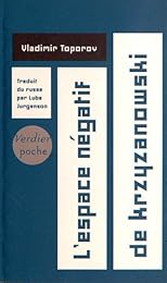 L' espace négatif de Krzyzanowski
