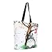 Newplenty Ladies Zippered Light Shoulder Shopping Tote Bag Handbag Beach Satchel (Cute Totoro)