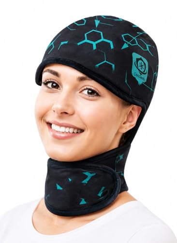 CoolGard's Cooling Gel Ice Cap for Head and Neck - Specially Designed to Protect the Brain After a Concussion and Relieve Migraines