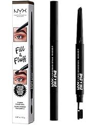 NYX PROFESSIONAL MAKEUP Fill & Fluff Eyebrow Pomade Pencil, Ash Brown