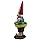 peeing gnome statue