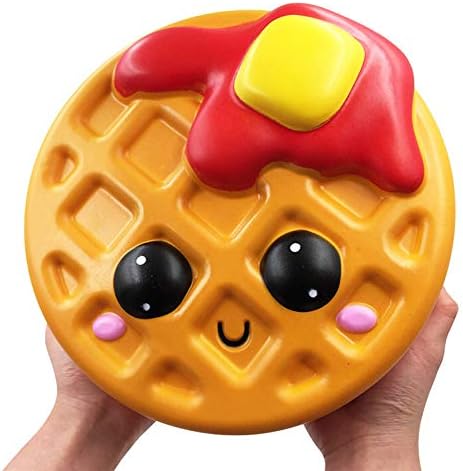 MELD 9.4'' Jambo Waffles Squishy Slow Rising Stress Relief Squeez Toy for Kids Children Adult Party Favor