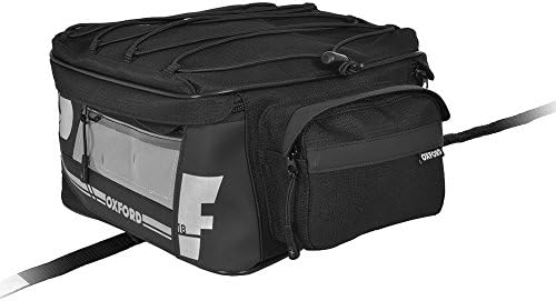 Oxford F1 Motorcycle Tail Bag Motorbike Touring Luggage Showerproof Tail Pack Small 18L Capacity