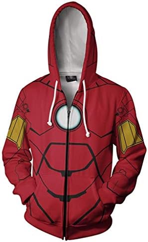 PrintBharat Super Hero Printed Designer Cotton Hoodies for Men