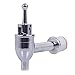Lyty Full Solid Brass Beverage Dispenser Replacement Spigot,Chrome Finished, Water Dispenser Replacement Faucet 12mm