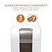 Bonsaii 240 Mins Evershred Pro Micro-Cut Paper Shredder, P-5 High Security Ultra-Quiet Heavy Duty Office Shredder for Documents/Mails/CDs/Cards, 10-Sheet 7.9 Gallons Pullout Bin with 4 Casters (4S30)