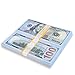 Top Treasures Prop Toy | 10,000$ |100 Count of 100$ Dollar Bills | Double-Sided Banded | Pretend Play | Fake Real | Great for Games with Children | (100) …