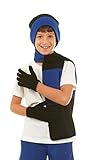 Polar Wear Boys Winter Knit Slouch Beanie Hat Scarf Gloves Set (See More Colors)