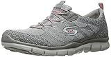 Skechers Sport Women's Gratis Sleek & Chic Fashion Sneaker, Grey Knit, 9 M US