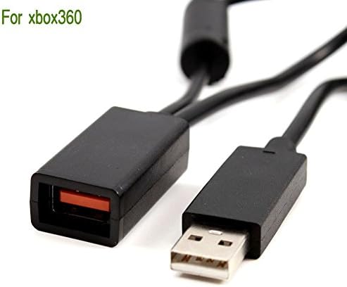 Heckia USB AC Power Supply Adapter Cord for Xbox 360 Kinect Motion Sensor, Black