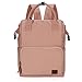 Veegul Wide Open Multipurpose Travel Backpack Lightweight Casual Daypack 18L Light Pink