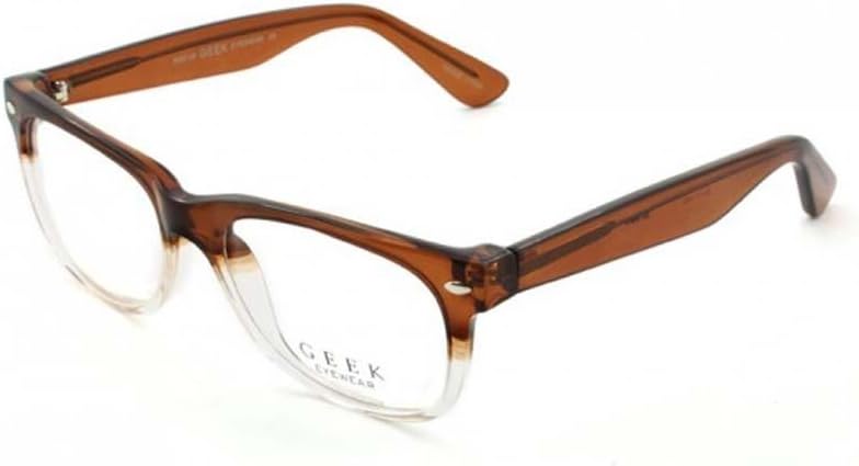 brown geek glasses