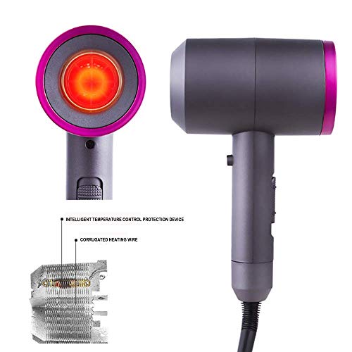 Thermostatic Hot Air Blower Negative Ion Domestic Hair Dryer Hammer Hair Styling Diffuser(1400W)