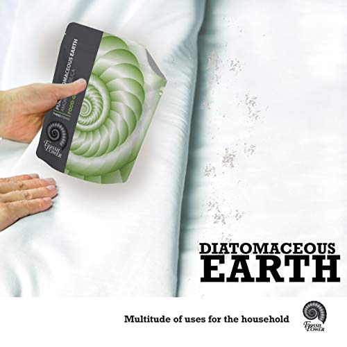 FOSSIL POWER Food Grade DIATOMACEOUS Earth Powder 3lb Bulk Safe for