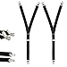 ODOM Premium Shirt Stays Ultra Soft Elastic with Extra Sturdy Strong Metal Clips (Y-STYLE)