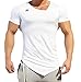 King Ma Men's T-Shirts Bodybuilding Muscle Training Short Sleeve
