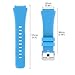 MoKo Band Compatible with Samsung Galaxy Watch 3 45mm/Gear S3 Frontier/Classic/Galaxy Watch 46mm/Huawei Watch GT2 Pro/GT 2e/GT 46mm/GT2 46mm/Ticwatch Pro 3, Silicone Strap Fit 22mm Band, Blue