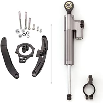 FXCNC Racing Motorcycle CNC Steering Damper Stabilizer Buffer Control Bar With Mounting Bracket Kit Full Set Fit For Yamaha FZ1 FAZER 2006-2015