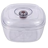 Ultimate Kitchen 2 Liter Food Storage Vacuum Sealer Canister, Connects to Ultimate Kitchen Vacuum Sealers, High-Strength Durable Design