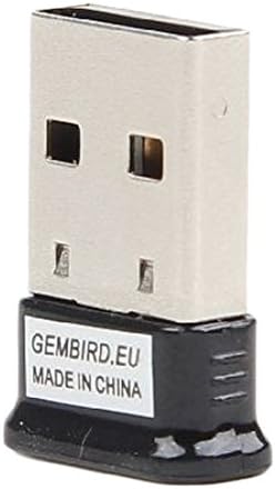 Gembird btd-mini5 Bluetooth Adaptor and Network Card, Network Accessory (Black, Silver, Wireless, USB, Bluetooth, 2.402, 2.48