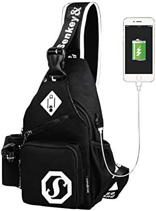 Versatile Sling Bag/Urban Travel Backpack, Grey | Wear Over Shoulder or Crossbody for Men & Women, by NeatPack (black)