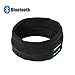 Bluetooth Headband Headphones for Women & Man, Pococina Wireless Music Earphone for Sleeping Running Yoga, Built in Mic (Black)
