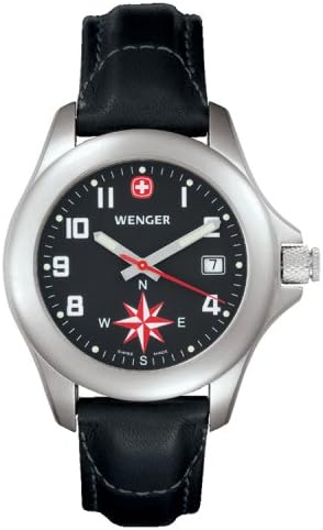 wenger watch with analog compass