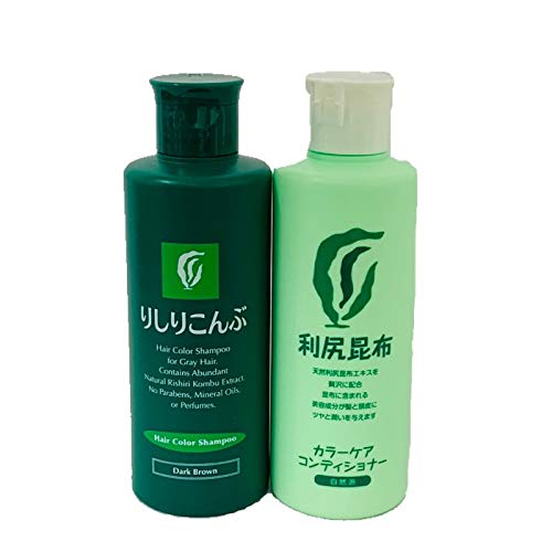 Rishiri Color Shampoo (Dark Brown) & Color Conditioner Set