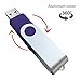 Enfain Purple Flash Drive 16GB USB Memory Stick Drives 10 Pack for Distributing, Sharing Data of Work and Life in a Special Color