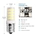 Kakanuo Dimmable, E17 Microwave Oven Light 5W Equivalent,E17 Intermediate Base Daylight White 6000K,AC110-130V 43X2835SMD (Pack of 2) (Daylight White 6000K)