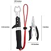 Stainless-Steel-Fishing-Pliers-Braid-Cutter-Hook-Remover-with-Sheath-and-Professional-Fish-Lip-Gripper-Grip-Best-for-Saltwater-and-Freshwater-Fishing-Any-Angler-Needs