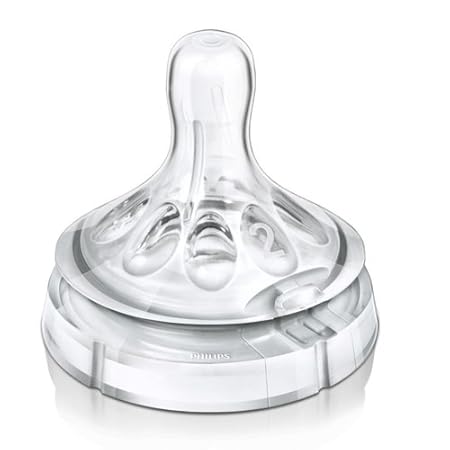 Philips Avent SCF652/27 Naturnah-2-Loch Sauger, langsamer Nahrungsfluss