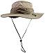 Camo Coll Outdoor Sun Cap Camouflage Bucket Mesh Boonie Hat (Khaki, One Size)
