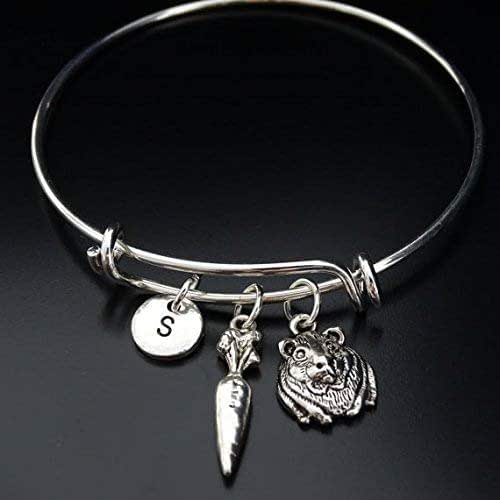Guinea Pig Bracelet, Guinea Pig Charm, Guinea Pig Pendant