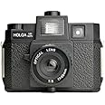 HOLGA 120GCFN Plastic Medium Format Camera with Built-in Flash and Glass Lens, Black (296120)