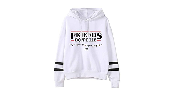 Sudadera Stranger Things Mujer, Friends Don't Lie Stranger Things Sudadera  con Capucha Stranger Things Unisex Hombre Niña y Niños Deporte Sudadera  Impresión Streetwear Suéter : Amazon.es: Ropa