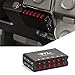 6 Switch Box Controller with 6 Panel Backlit LED Switch Box with 5 On/Off Rocker Switches and 1 Momentary Switches - A/B/C/D/E/F Control Box for Car. Truck, RV, Camper, Boat Rocker Switch Panel