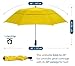 EEZ-Y Golf Umbrella - 58 Inch Windproof Rain Umbrellas w/Double Canopy - Compact, Portable & Break Resistant for Travel – Yellow