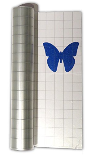 Clear Vinyl Transfer Tape Roll 12" x 30 FEET Clear Transfer Tape w/Grid | Perfect Alignment for Cricut, Silhouette Cameo, Craft Cutters, Signs and Plotters by Turner Moore Vinyl