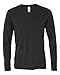 Bella+Canvas Men's Tri-Blend Jersey T-Shirt, Large, Charcoal-Black Triblend