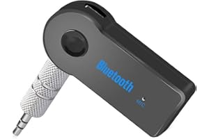 Mini Bluetooth Receiver for iPod Nano (7th Generation) - Wireless to 3.5mm Jack Hands-Free Car Kit 3.5mm Audio Jack w/LED But