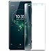 KuGi Sony Xperia XZ2 Screen Protector, 9H Hardness HD Clear Bubble Free Installation High Responsivity Easy Installation Tempered Glass for Sony Xperia XZ2 Smartphone.Transperant[2Pack]