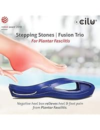 Ccilu Stepping Stones Fusion Trio Sandalias para hombre con 3 plantillas ergonómicas, cómodas y casuales