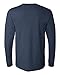 Bella + Canvas Unisex Jersey Long-Sleeve T-Shirt L HEATHER NAVY