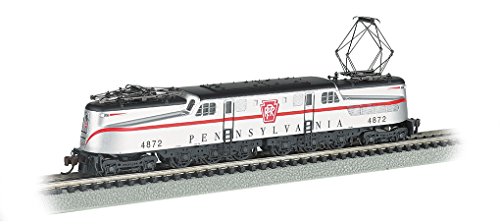 Bachmann Industries Gg 1 Dcc Sound Value Equipped Electric Locomotive, Silver/Red Stripe