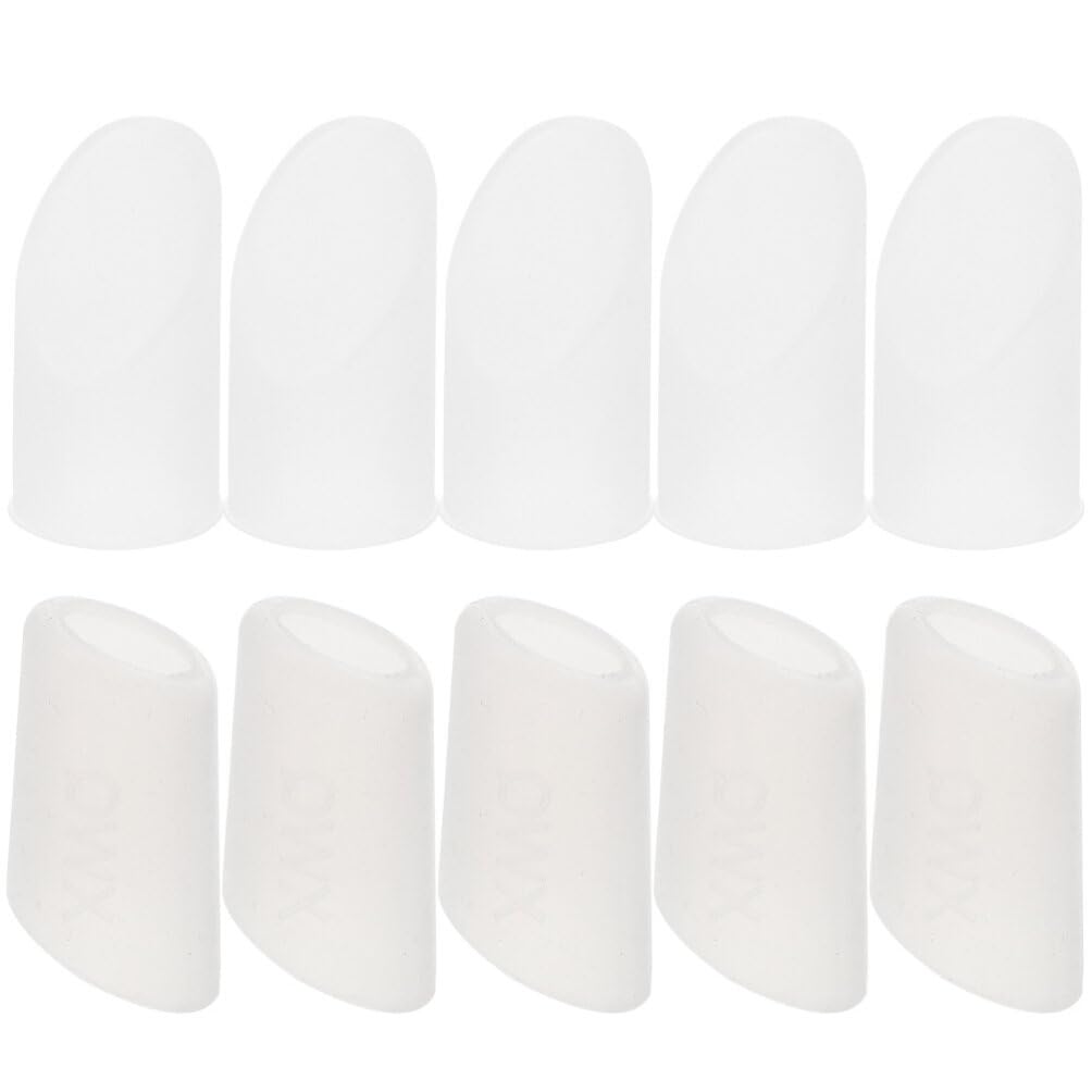 DEARMAMY Silicone Teapot Spout Covers 10Pcs Heat-Resistant Kettle Spout Protectors Leak-Proof Drip-Proof Sleeve for Glass Teapots and Coffee Pots